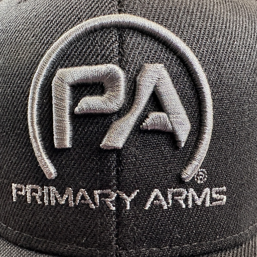 Primary Arms Hat Cap Black Embroidered Logo Snapback Formed 6 Panels Trucker NEW - Picture 11 of 11